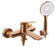 Змішувач для ванни та душу REA AVALON BRUSHED COPPER з виливом