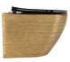 Подвесной унитаз REA CARLO TORNADO BRUSHED GOLD BLACK
