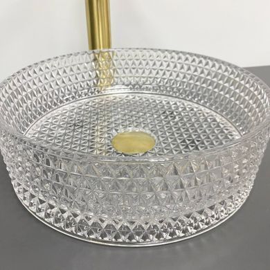 Умивальник (раковина) VBI SEPINO TRANSPARENT накладний