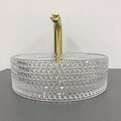 Умивальник (раковина) VBI SEPINO TRANSPARENT накладний