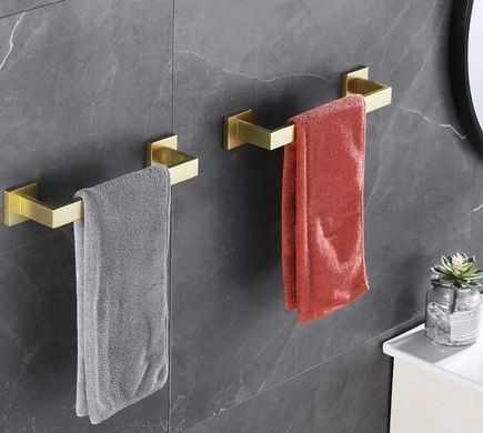 Вешалка одинарная для полотенца REA ERLO 01 GOLD *