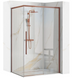 Душевая кабина REA SOLAR 90х90 BRUSHED COPPER