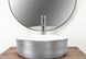 Умивальник (раковина) REA SAMI BRUSHED SILVER WHITE накладний