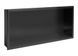 Встраиваемая полка REA 30X60 BLACK MATT с ободком