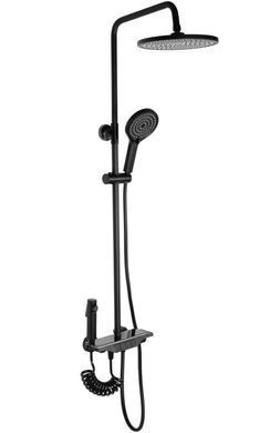 Душевой гарнитур REA SAVIO LED BLACK с термостатом