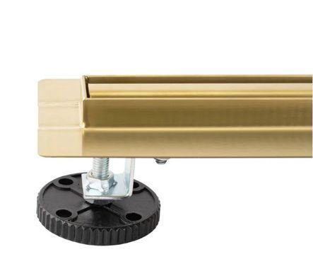 Трап для душа REA NEOX 90 SLIM PRO BRUSHED GOLD матовое золото