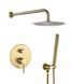 Душова система VBI MILANO BRUSHED GOLD прихованого монтажу