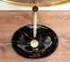 Умывальник (раковина) REA SOFIA MINI BLACK MARBLE SHINY накладной
