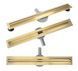 Трап для душа REA NEOX 90 SLIM PRO BRUSHED GOLD матовое золото