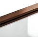 Шторка для ванны REA AGAT-2 80 BRUSHED COPPER складная