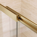 Шторка для ванны REA DARIO 80 BRUSHED GOLD подвижная