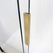 Шторка для ванны REA DARIO 80 BRUSHED GOLD подвижная